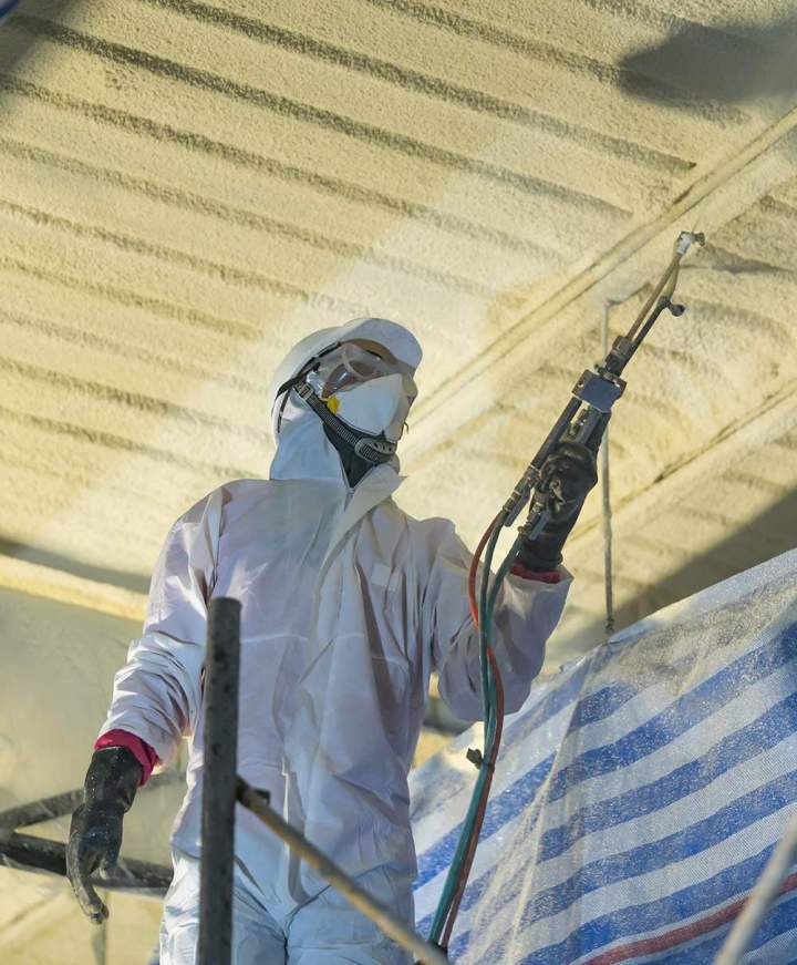 Projection de mousse polyuréthane Alès